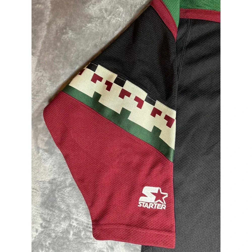 Vintage Phoenix Coyotes Starter NHL Kachina Hockey Jersey Mens Large Black L - Picture 9 of 11